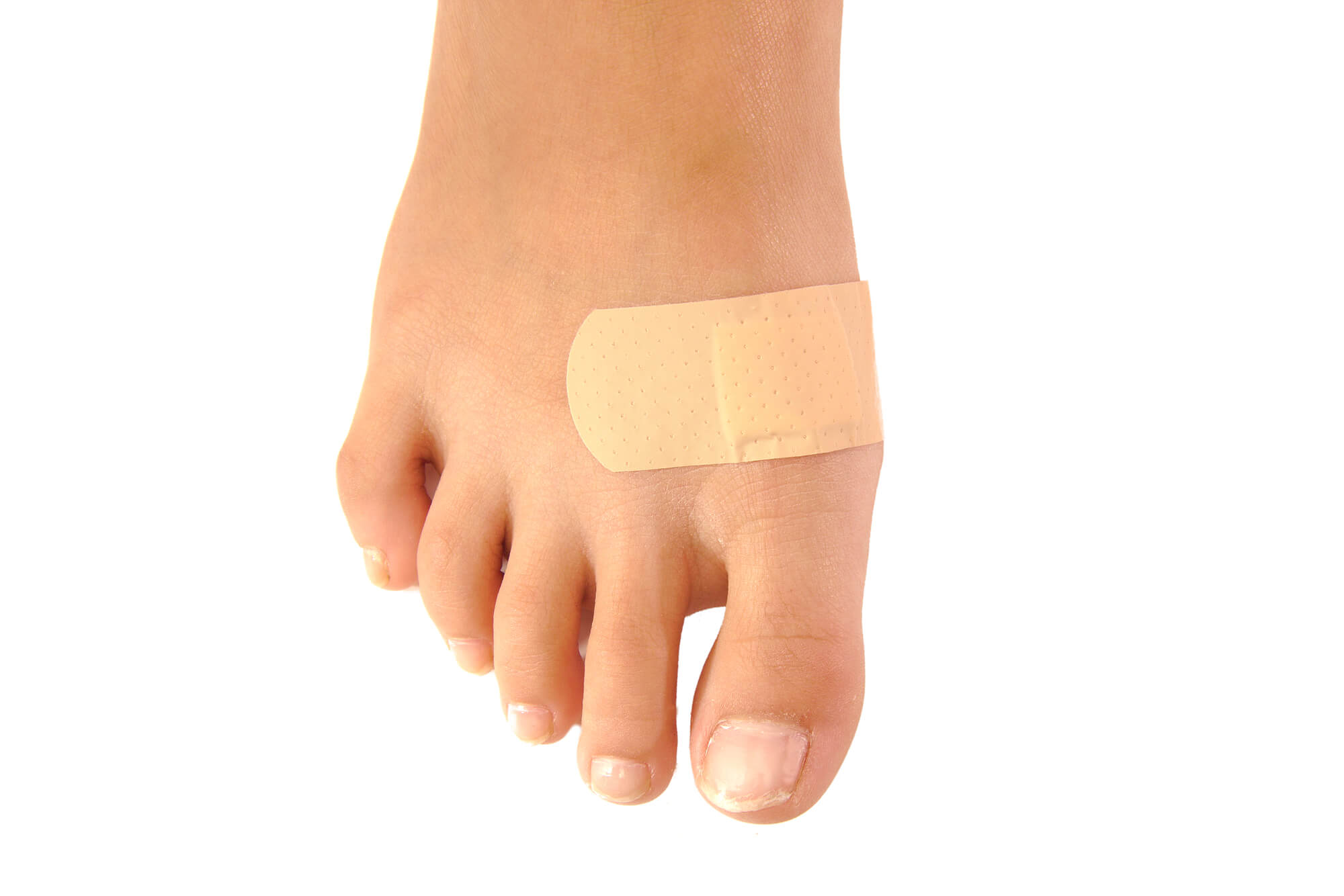 Band-aid on Foot