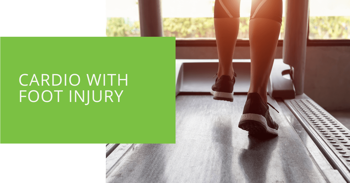 Cardio with sprained ankle best sale