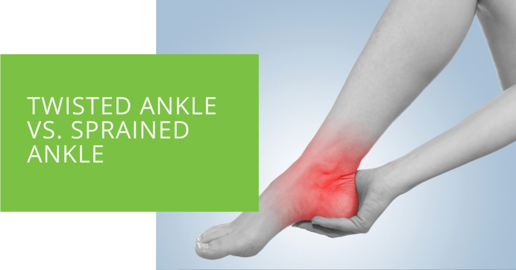 Twisted Ankle vs. Sprained Ankle