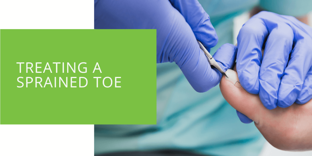 Treating a Sprained Toe